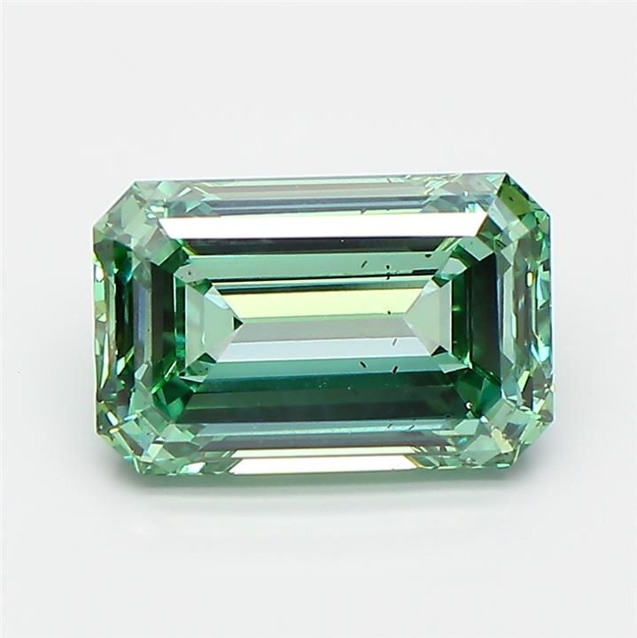 2.74 ct. emerald Lab Grown Diamond front image