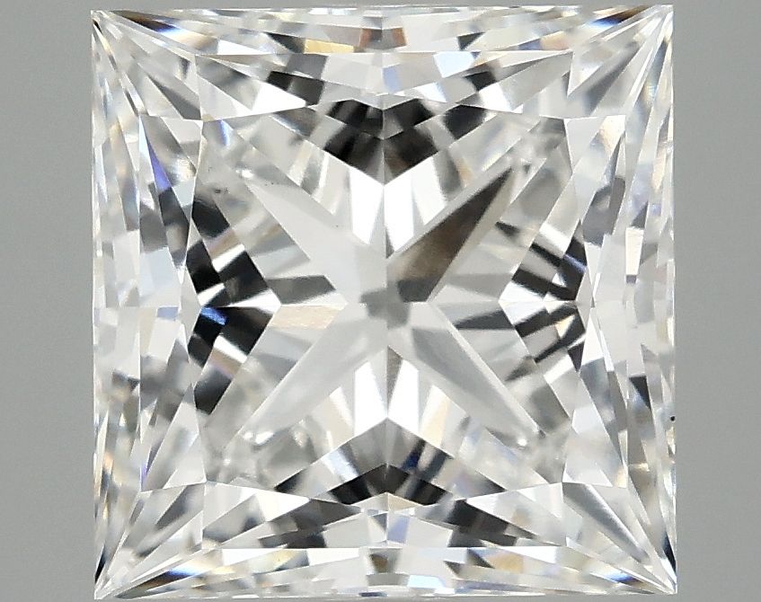 4.20 ct. princess Lab Grown Diamond front image