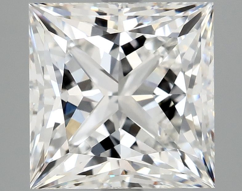 4.18 ct. princess Lab Grown Diamond front image