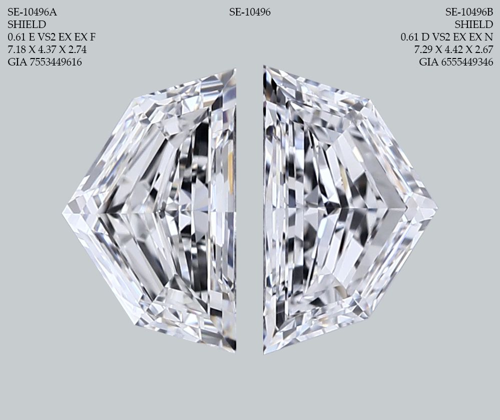 0.61 ct Shield Diamond