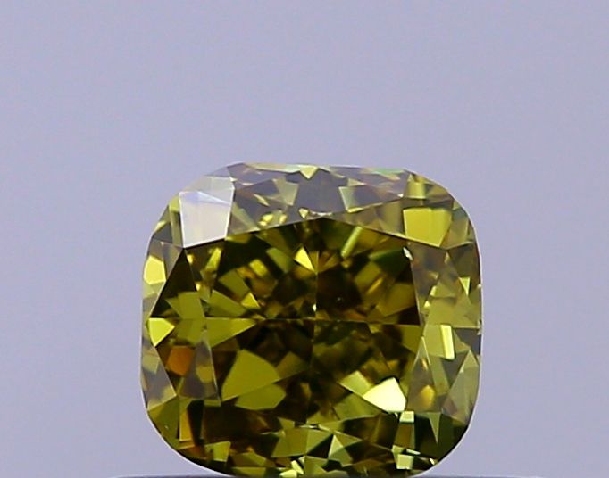 0.52ct Cushion Brilliant GREEN SI1