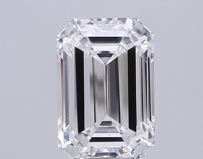 6.09 ct. emerald Lab Grown Diamond front image