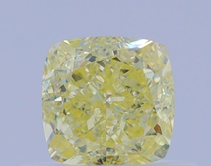 0.58 Carat Cushion brilliant Diamond Fancy Light Yellow VS1