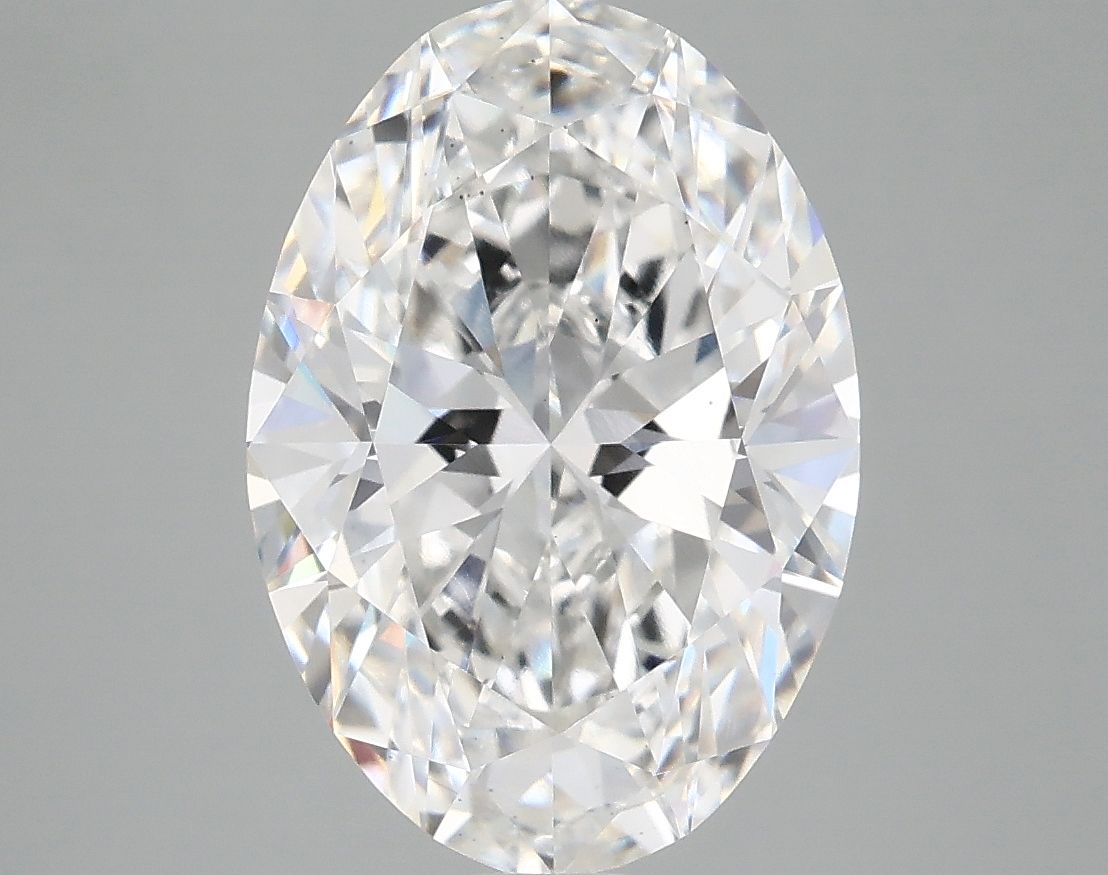 4.10 ct. oval Lab Grown Diamond front image
