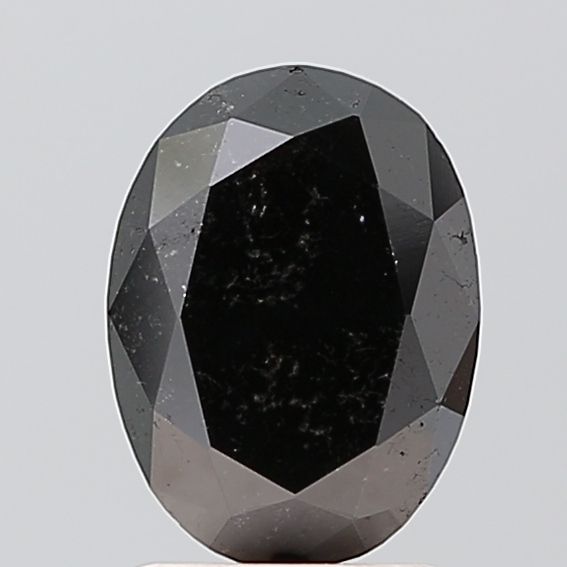 2.16 Carat Oval Diamond Black VS2