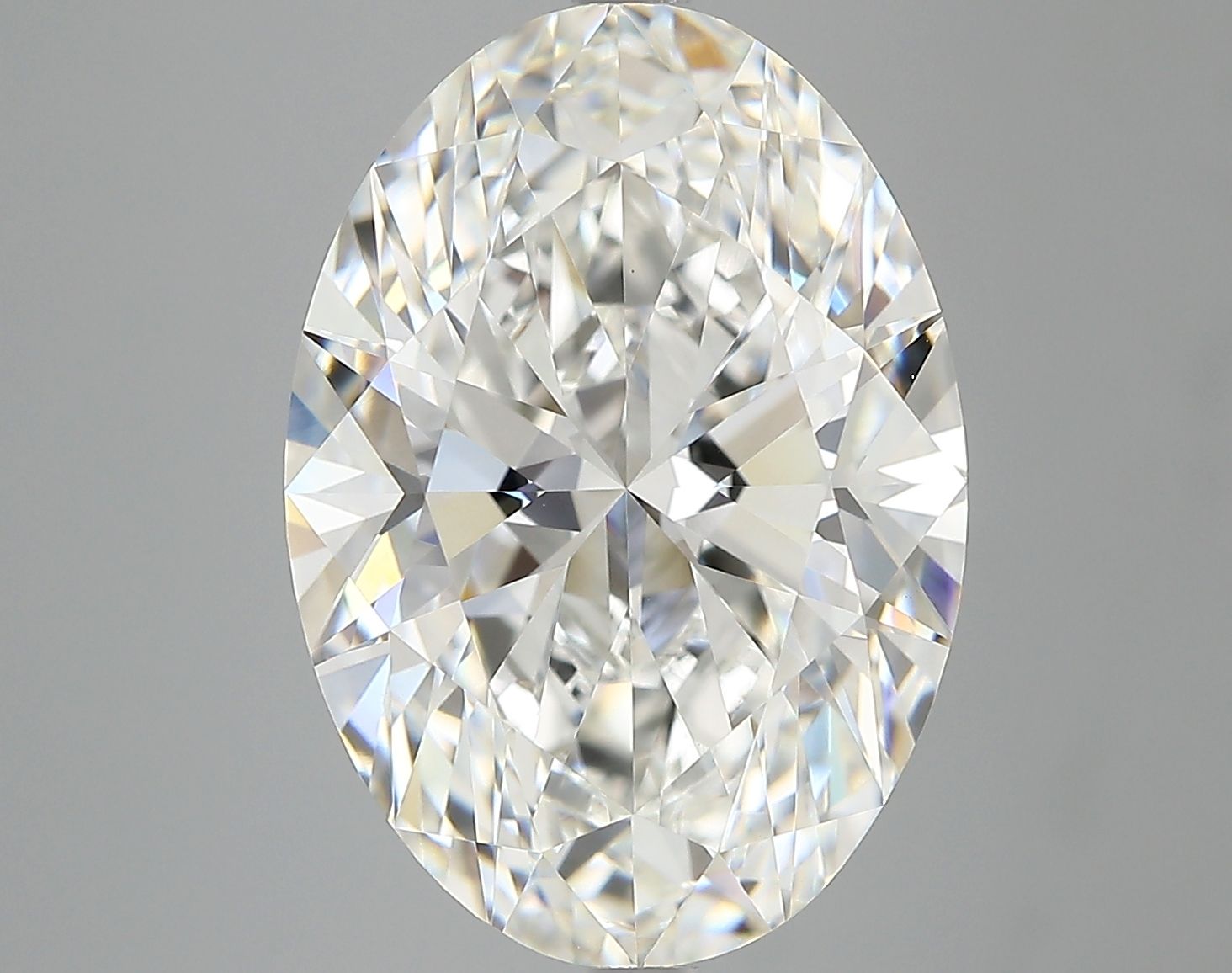 7.01 ct. oval Lab Grown Diamond front image