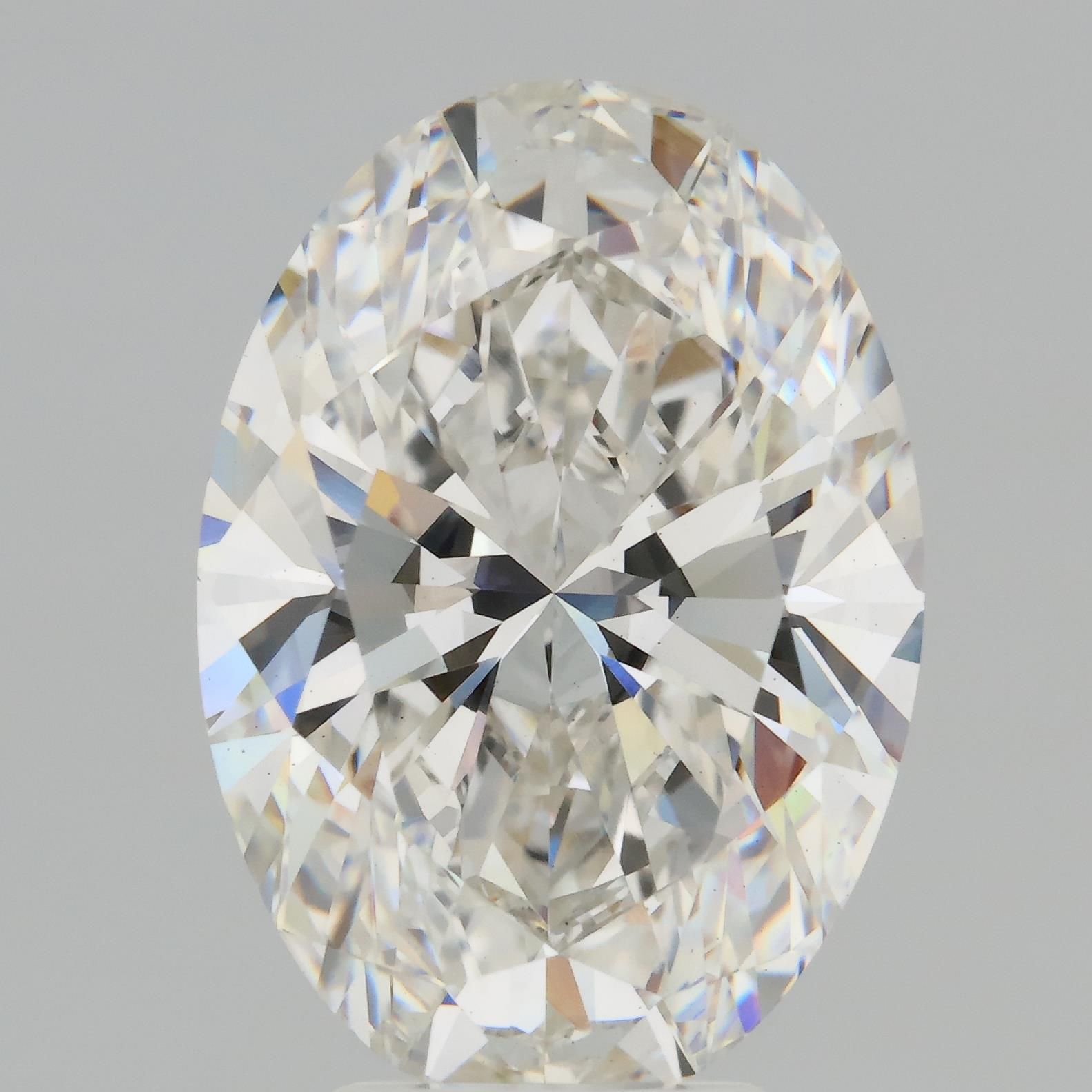 5.34 ct. oval Lab Grown Diamond front image