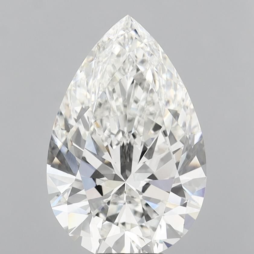 7.07 ct. pear Lab Grown Diamond front image
