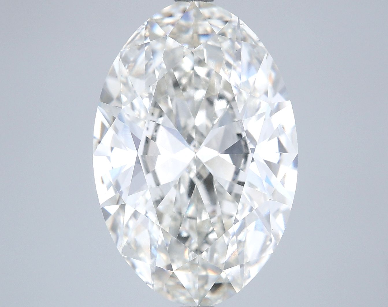 7.02 ct. oval Lab Grown Diamond front image