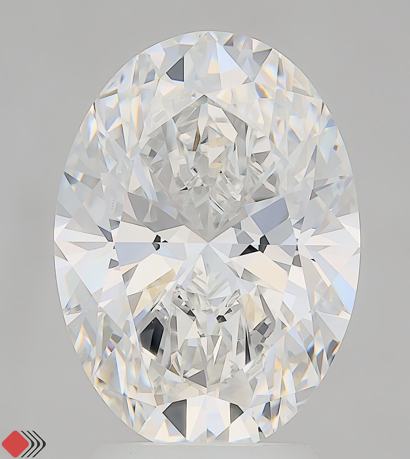 3.05 ct. oval Lab Grown Diamond front image