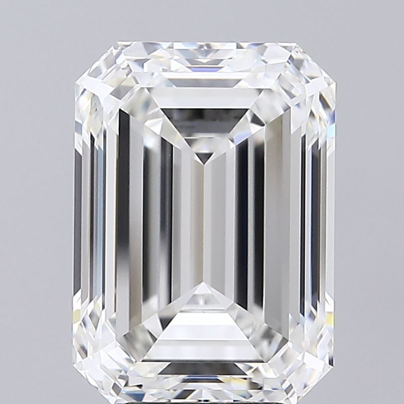 6.17 ct. emerald Lab Grown Diamond front image