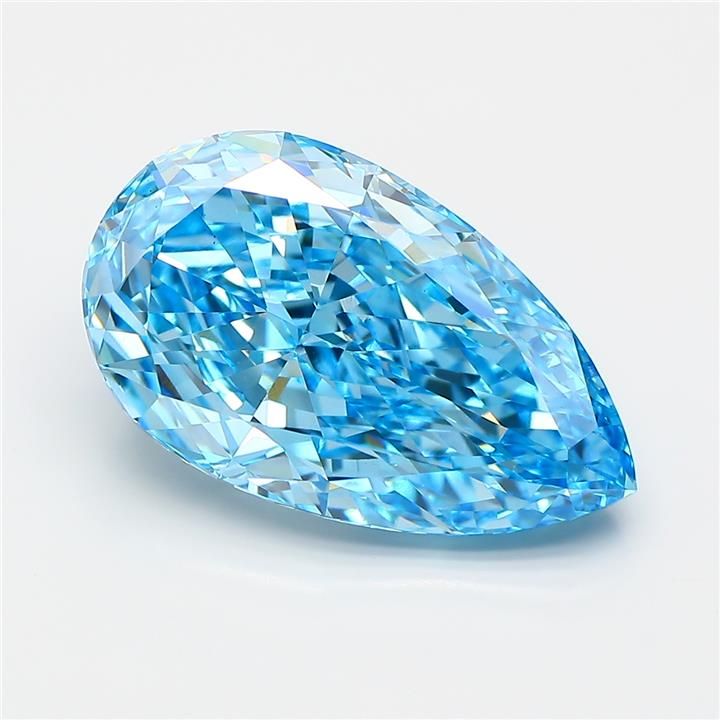 6.54 ct. pear Lab Grown Diamond front image