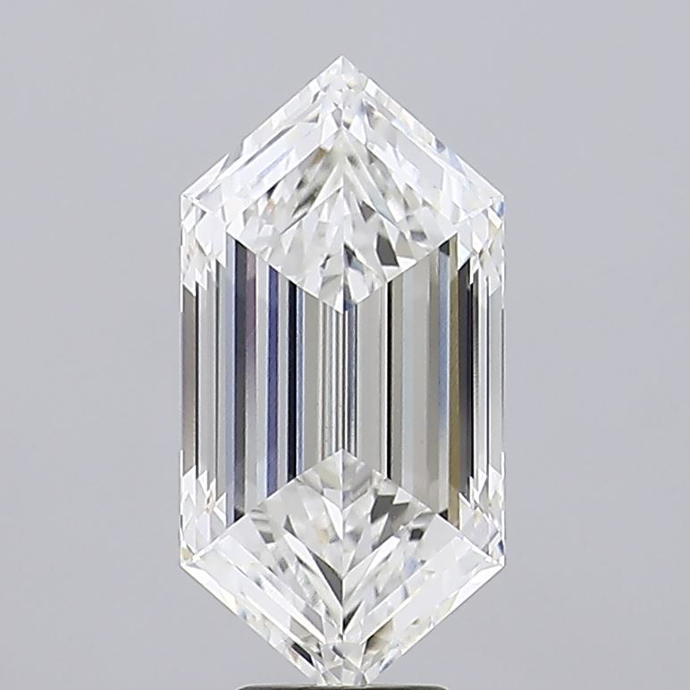 6.58 ct lab-grown Hexagonal Diamond
