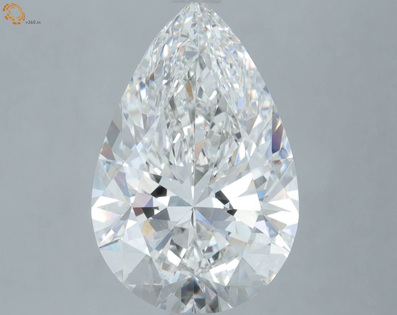 5.01 ct. pear Lab Grown Diamond front image