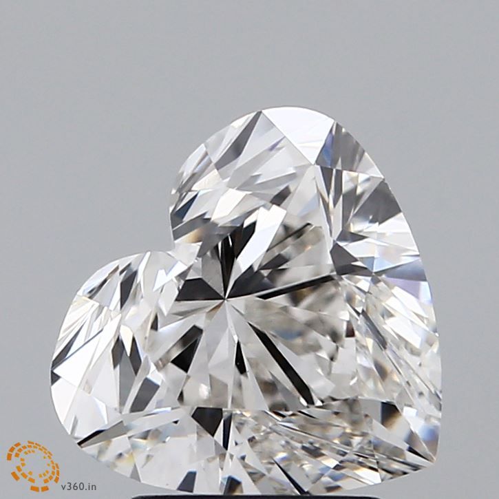 2.52 ct. heart Lab Grown Diamond front image