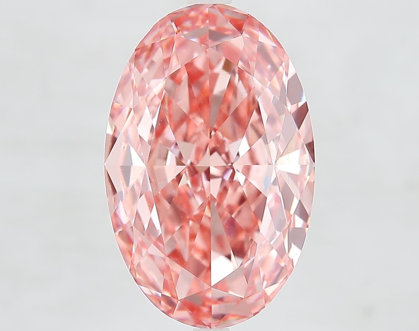9.03 ct. oval Lab Grown Diamond front image