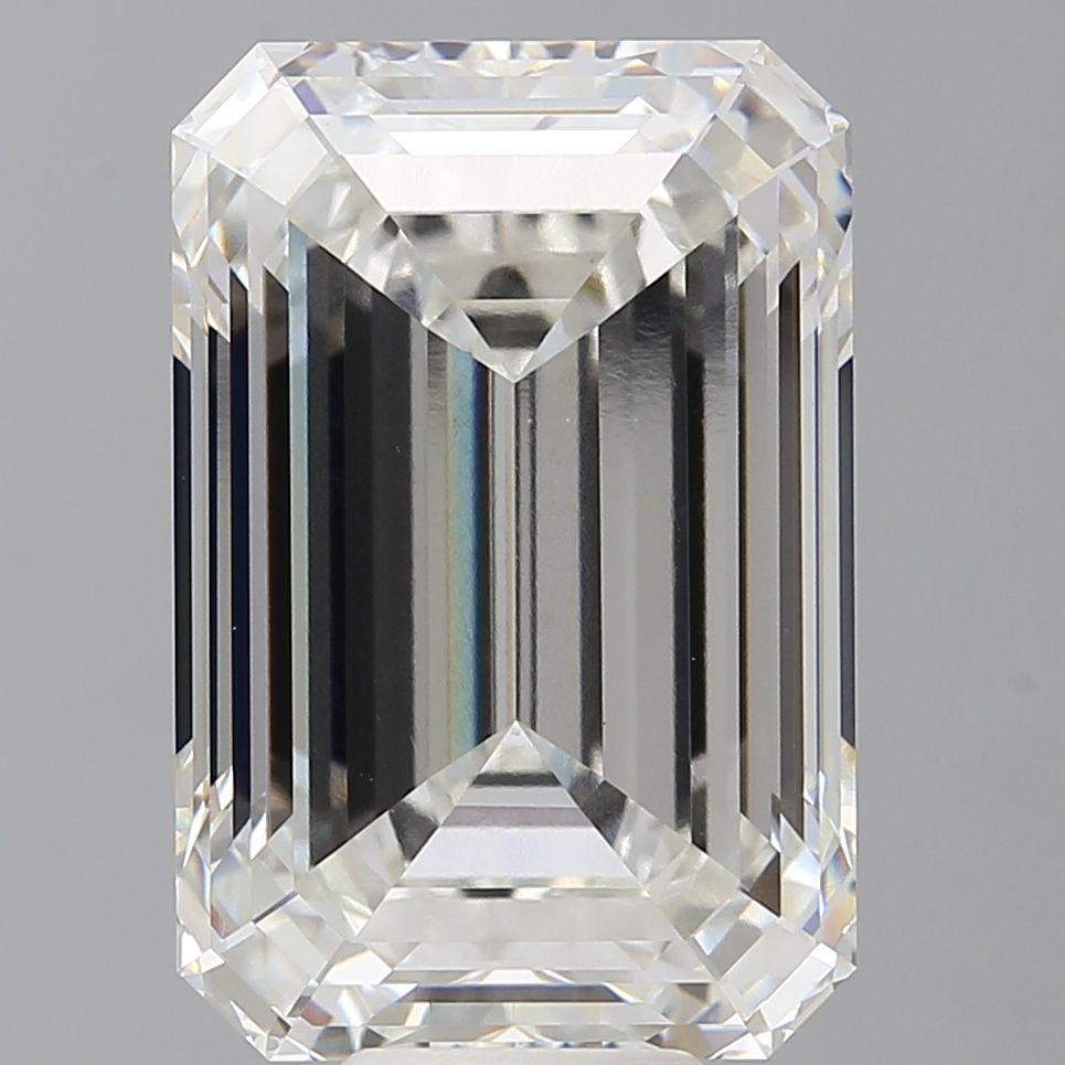 12.60 ct. emerald Lab Grown Diamond front image
