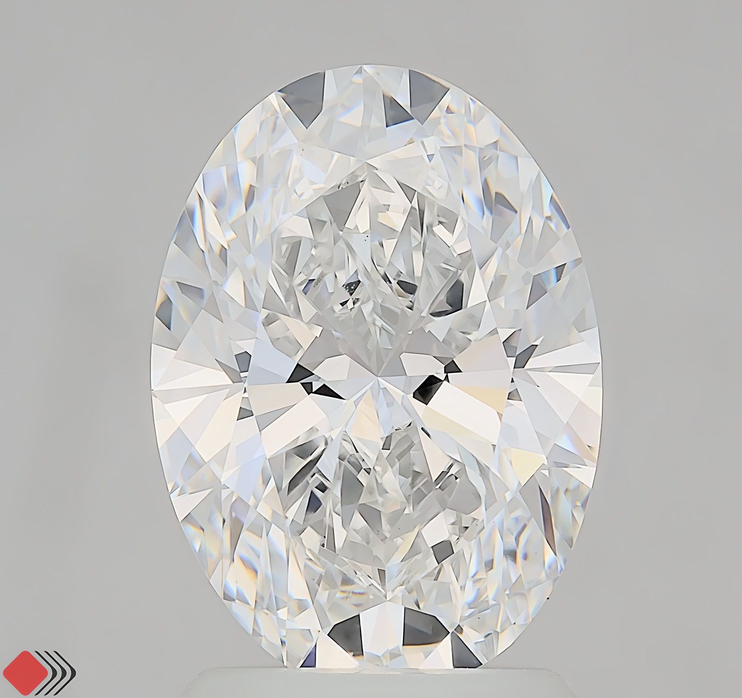 2.06 ct. oval Lab Grown Diamond front image