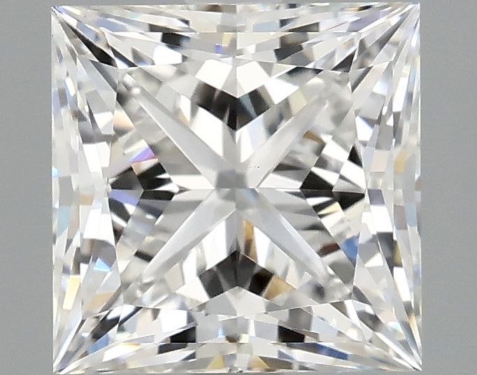 2.10 ct. princess Lab Grown Diamond front image