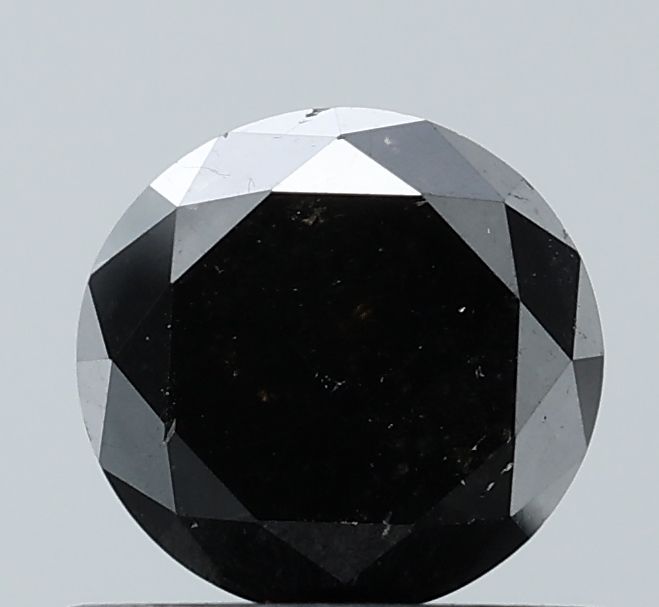0.81 Carat Round Diamond Black VS1