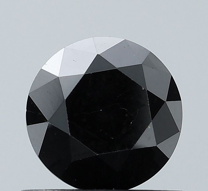 0.92 Carat Round Diamond Black VVS2