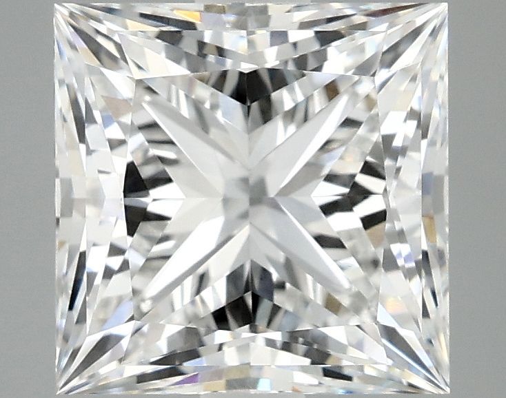 3.89 ct. princess Lab Grown Diamond front image