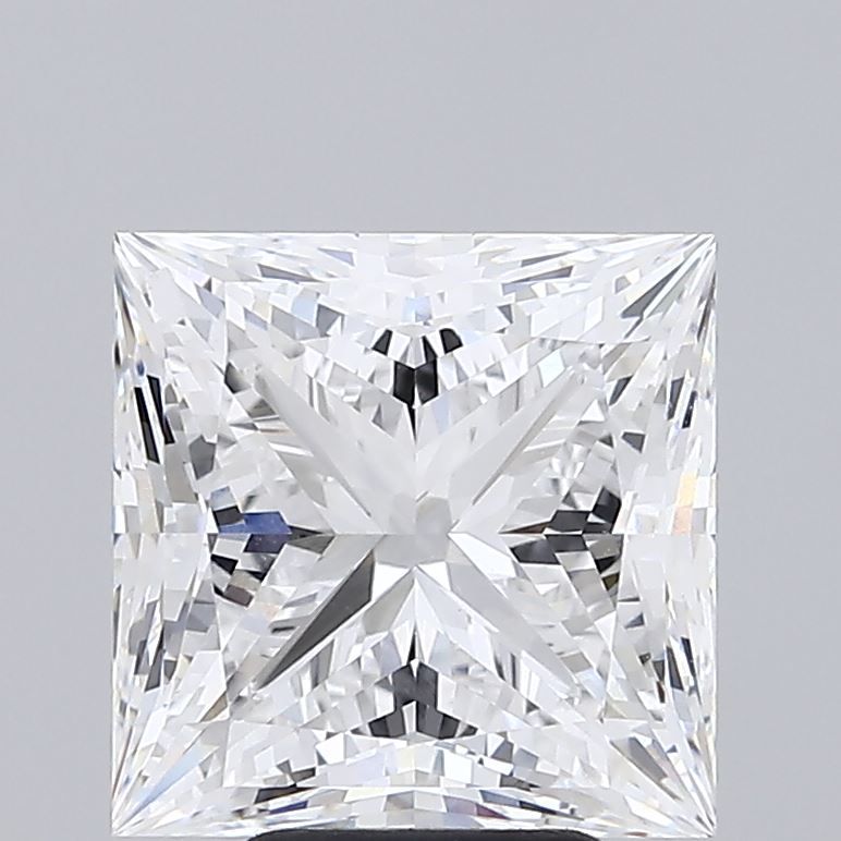 6.24 ct. princess Lab Grown Diamond front image