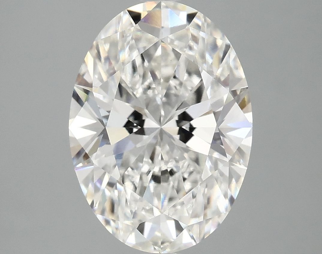 3.95 ct. oval Lab Grown Diamond front image