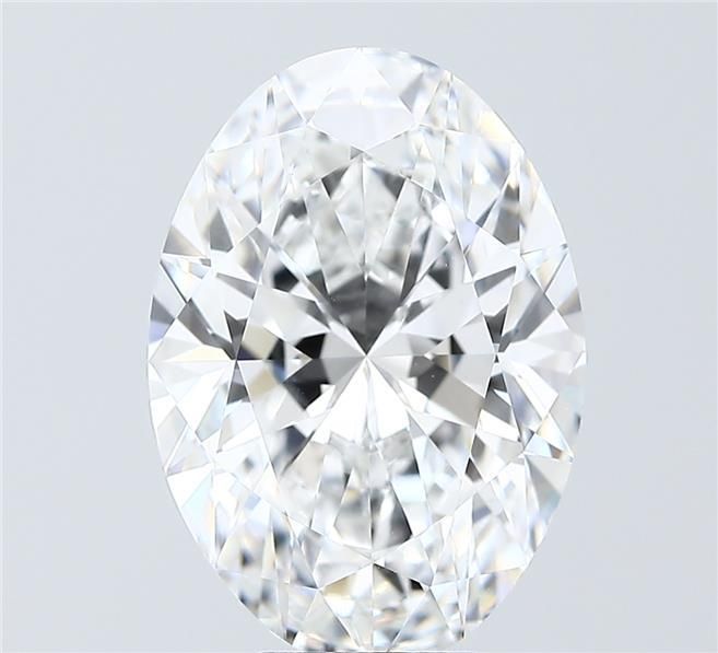 6.07 ct. oval Lab Grown Diamond front image