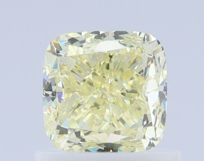 1.01 Carat Cushion brilliant Diamond Fancy Light Yellow SI1