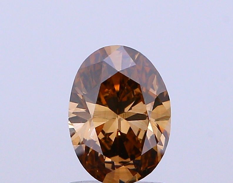 1.01 Carat Oval Diamond Fancy Brown VS1
