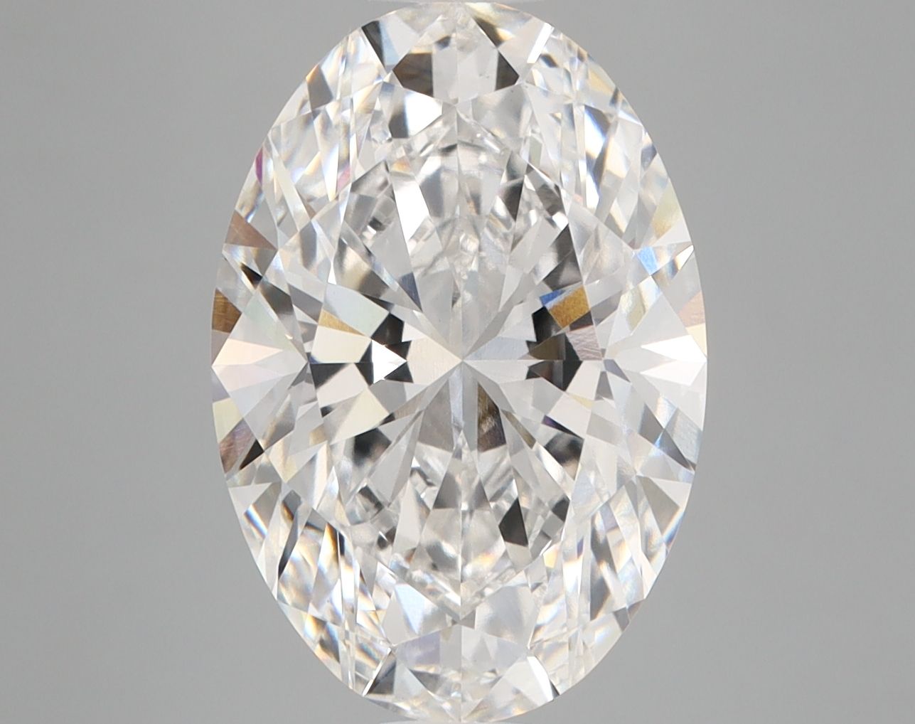 5.10 ct. oval Lab Grown Diamond front image