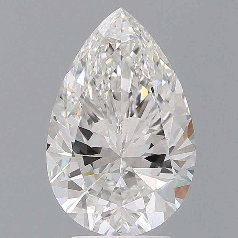 4.10 ct. pear Lab Grown Diamond front image