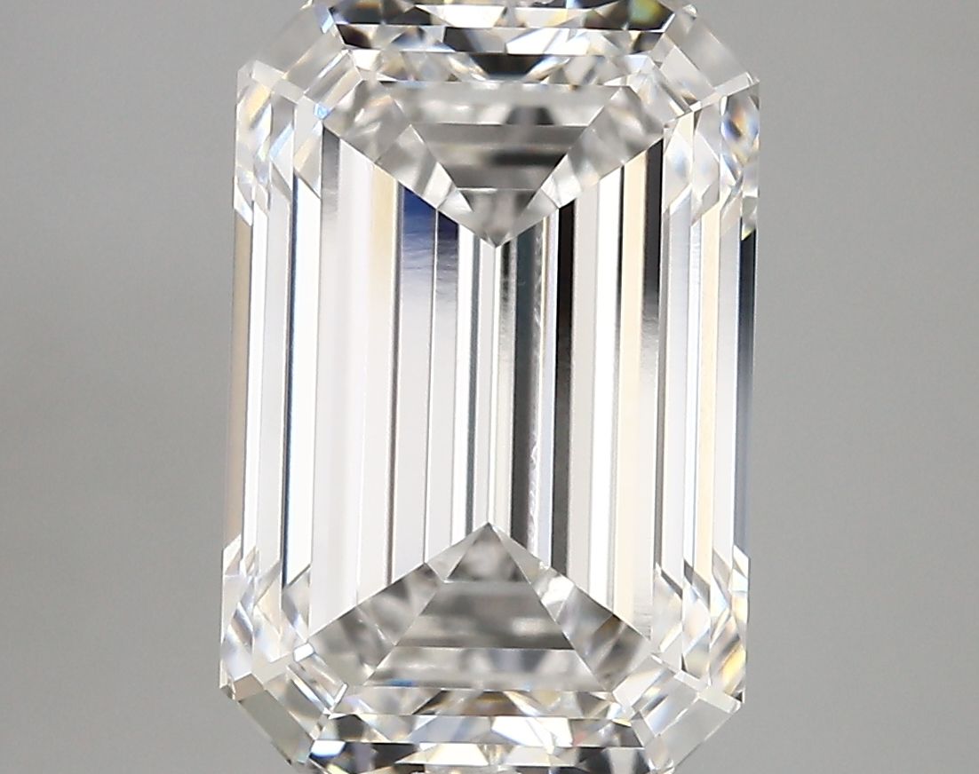 6.14 ct. emerald Lab Grown Diamond front image