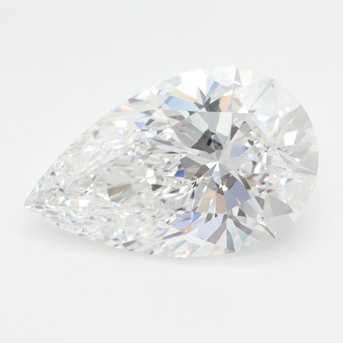 Diament LG gruszka, 4.08 ct, E, VVS1