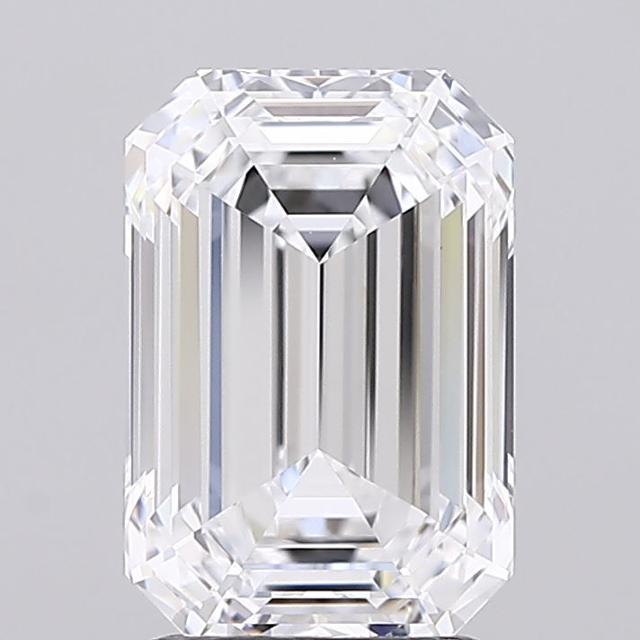 2.58 ct. emerald Lab Grown Diamond front image