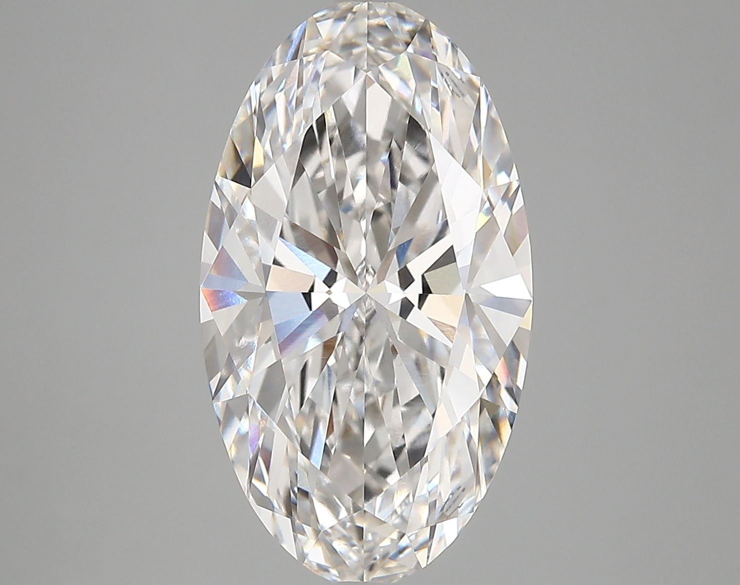 5.82 ct. oval Lab Grown Diamond front image