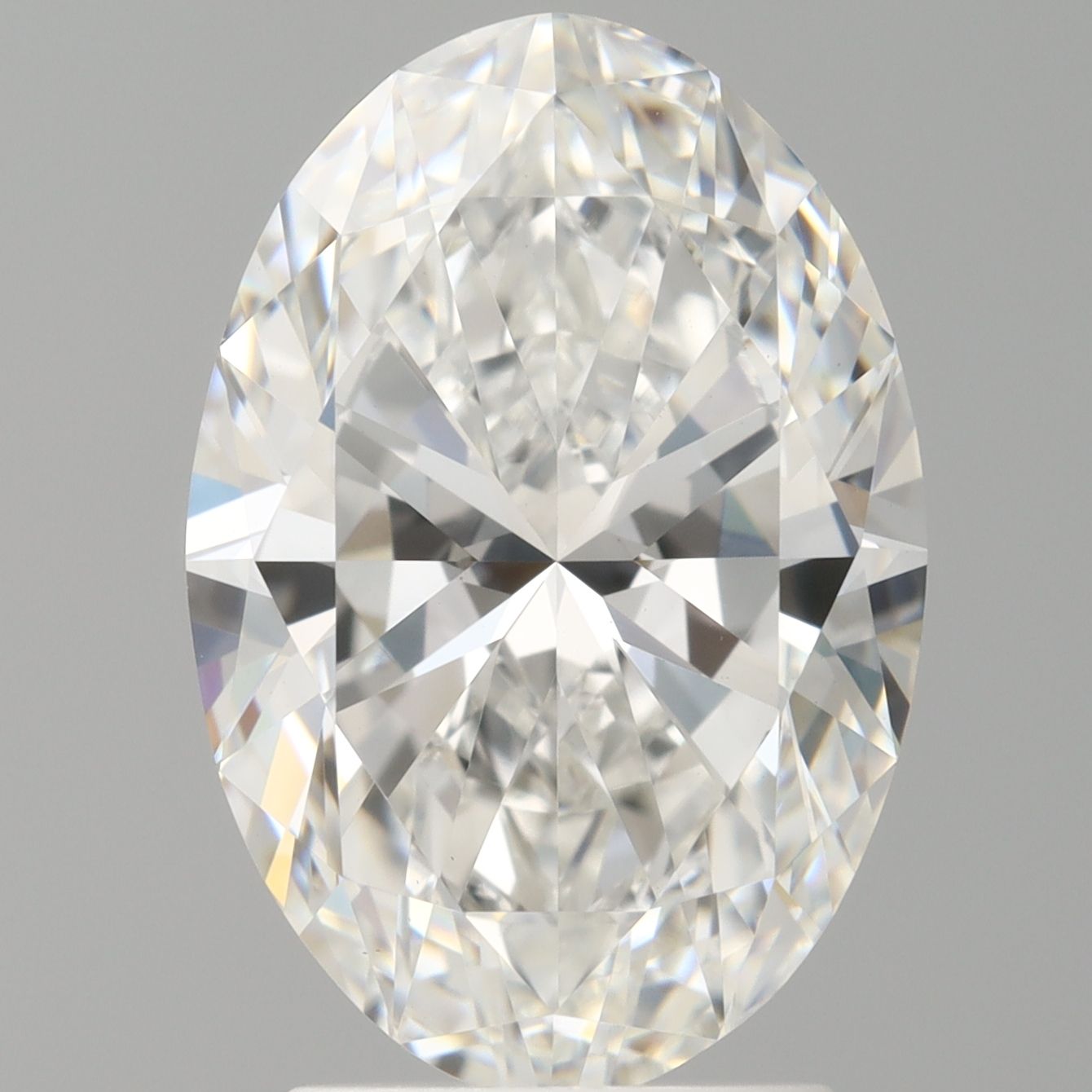 3.08 ct. oval Lab Grown Diamond front image