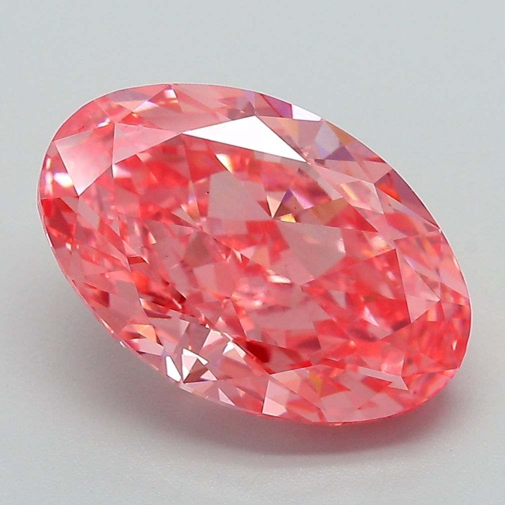 5.04 ct. oval Lab Grown Diamond front image