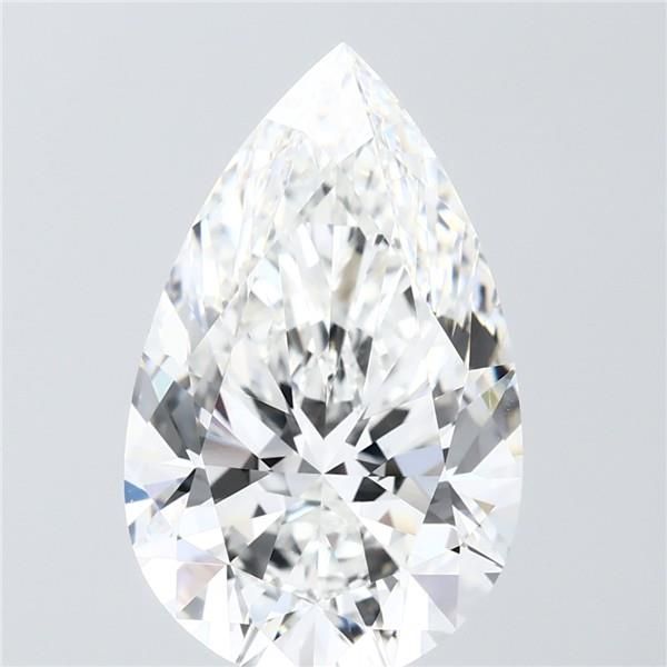 6.07 ct. pear Lab Grown Diamond front image