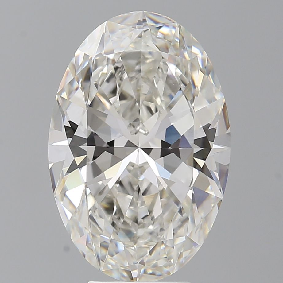 6.59 ct. oval Lab Grown Diamond front image
