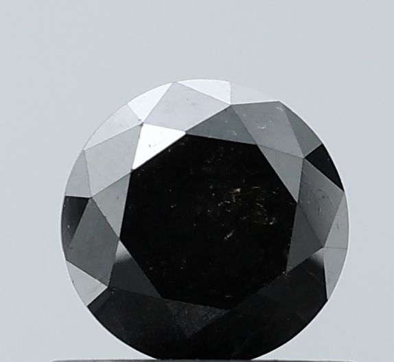 0.79 Carat Round Diamond Black VS1
