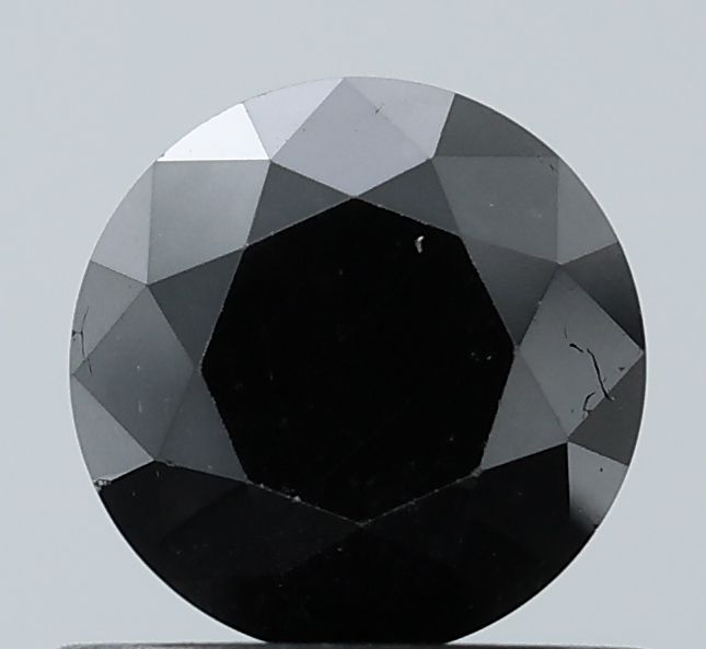 0.93 Carat Round Diamond Black VS1