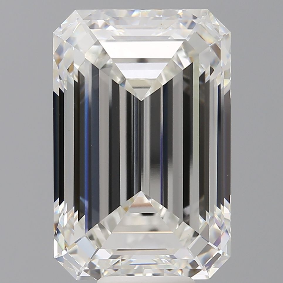 12.59 ct. emerald Lab Grown Diamond front image