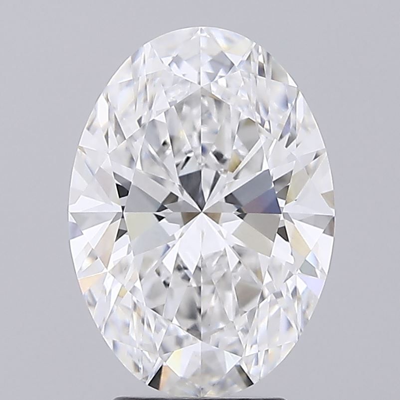 4.09 ct. oval Lab Grown Diamond front image