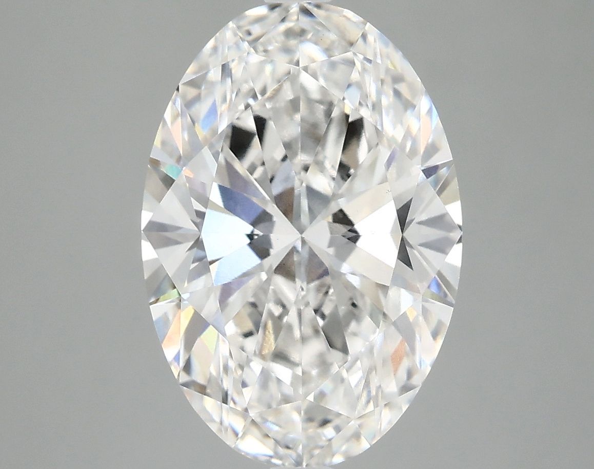 3.93 ct. oval Lab Grown Diamond front image