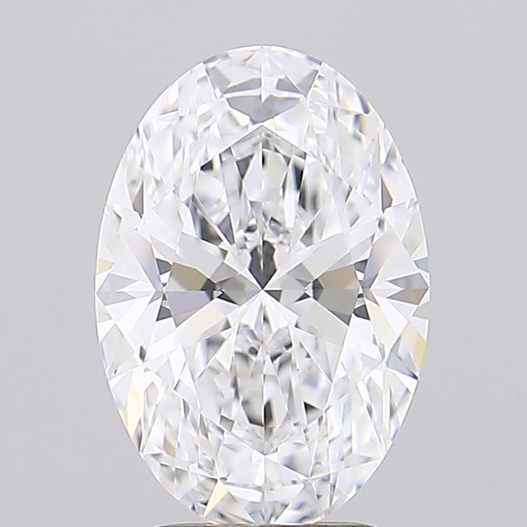 3.27 ct. oval Lab Grown Diamond front image