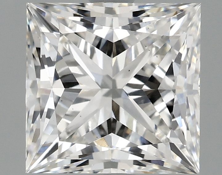 2.10 ct. princess Lab Grown Diamond front image