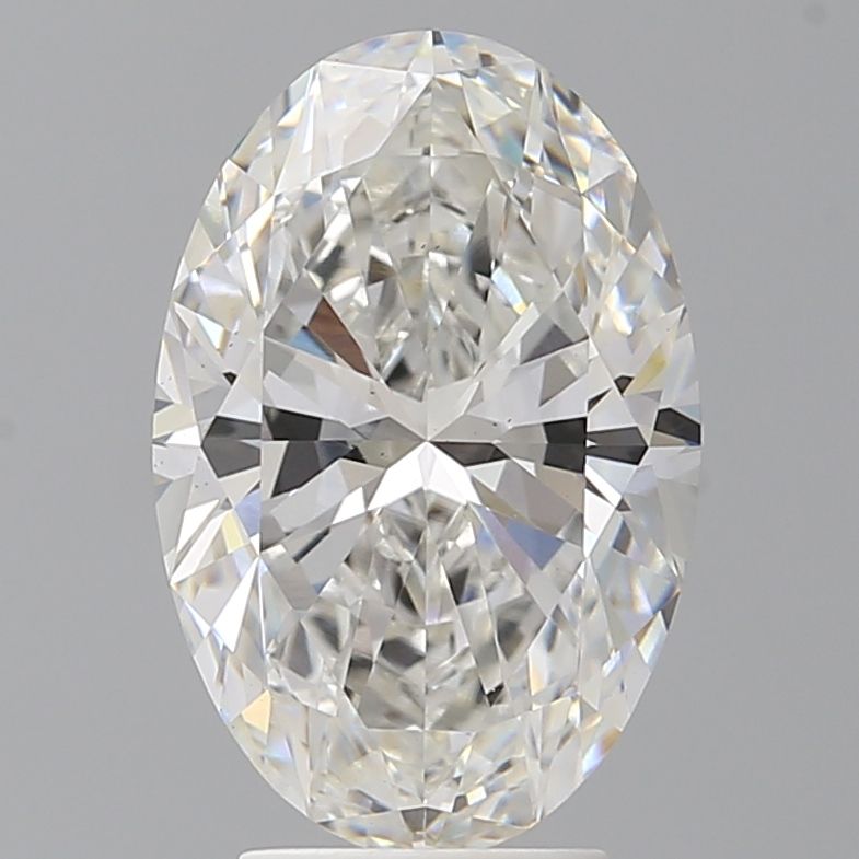 4.06 ct. oval Lab Grown Diamond front image