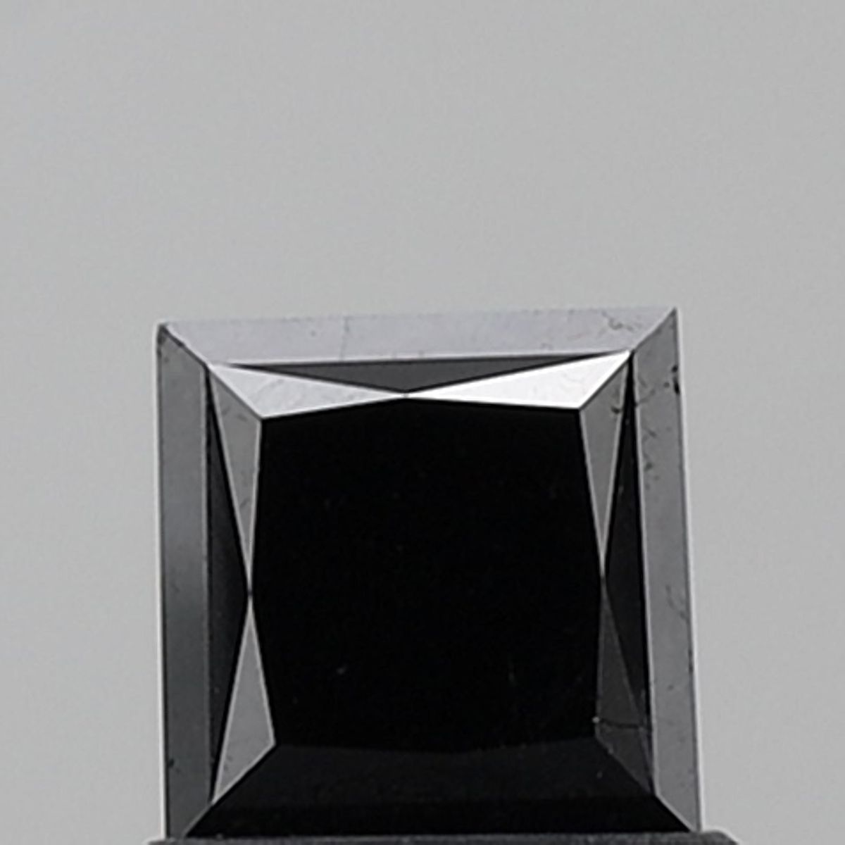 0.91 Carat Princess Diamond Fancy Black VS1